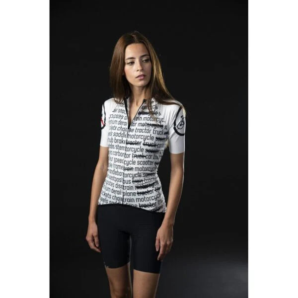 MB Wear Comfort Priority Cycling Jersey – Hand-Drawn Design, Iridescent Finish & YKK Zip (Mid-Season Performance)