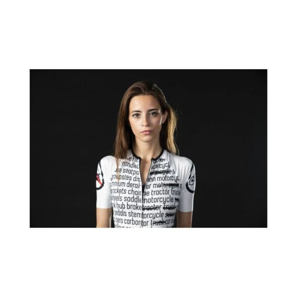 MB Wear Comfort Priority Cycling Jersey – Hand-Drawn Design, Iridescent Finish & YKK Zip (Mid-Season Performance)