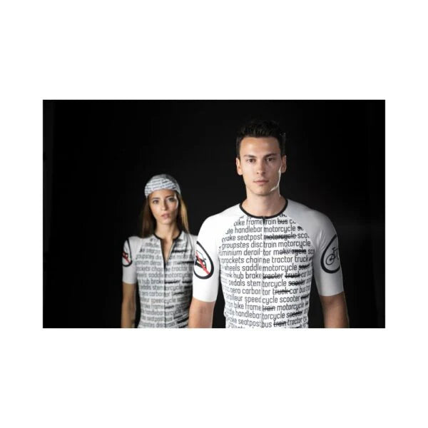MB Wear Comfort Priority Cycling Jersey – Hand-Drawn Design, Iridescent Finish & YKK Zip (Mid-Season Performance)