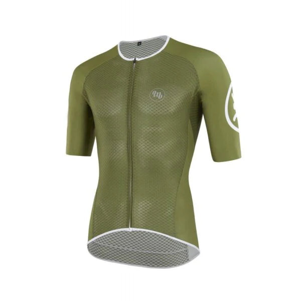MB Wear Ultralight Smile Jersey – Green | Lightweight Summer Cycling Jersey for Hot Weather Rides