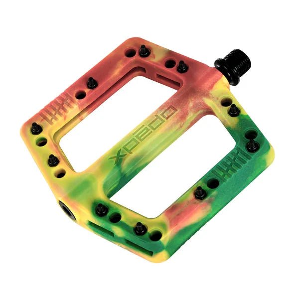 Xpedo Felix Flat Pedal (Rasta) | Cycling Gears Hub - Cycling Gears Hub