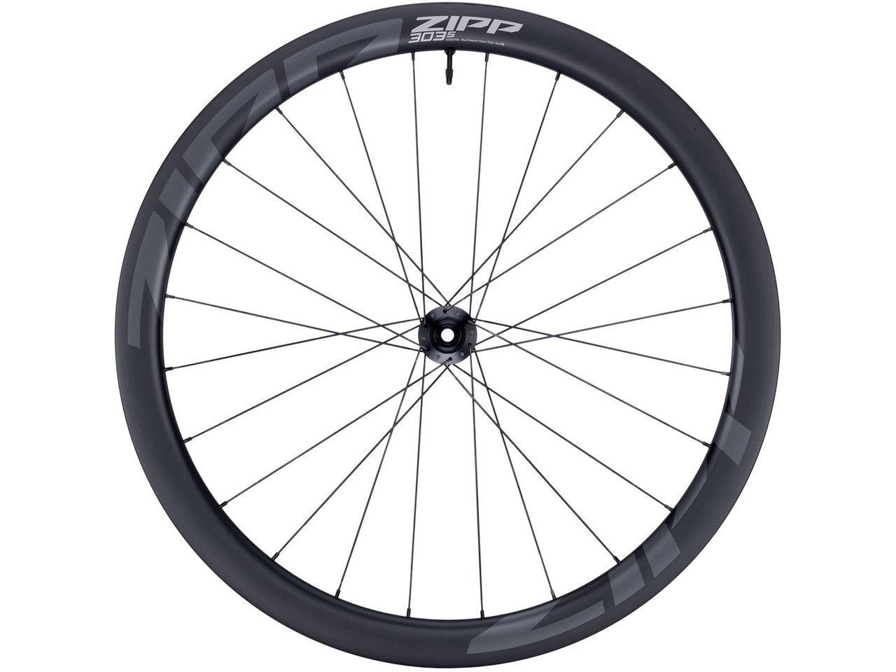 Zipp 303 S Carbon Tubeless Disc Brake Wheel - Shimano/Sram (Black) | Cycling Gears Hub - Cycling Gears Hub