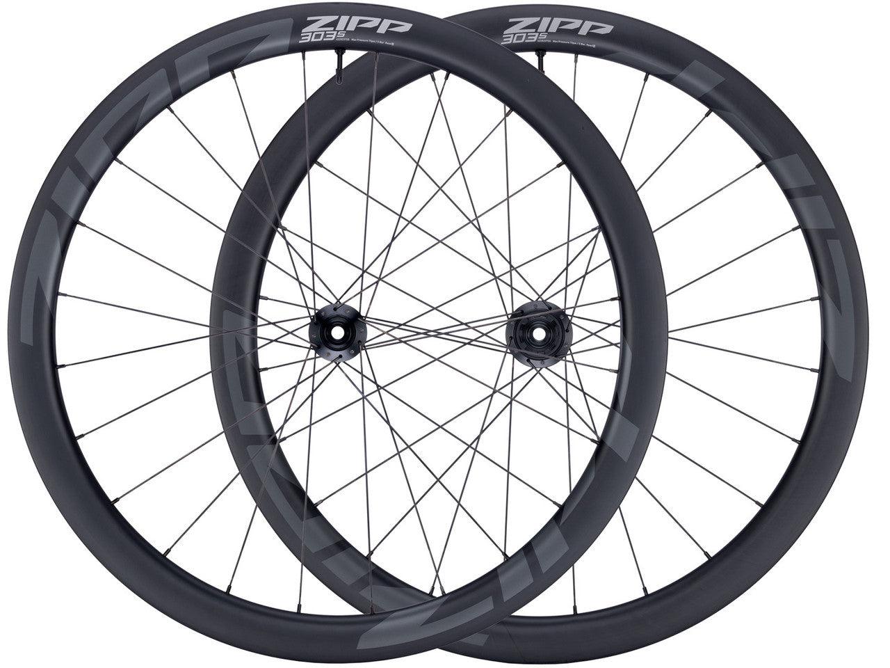 Zipp 303 S Carbon Tubeless Disc Brake Wheel - Shimano/Sram (Black) | Cycling Gears Hub - Cycling Gears Hub