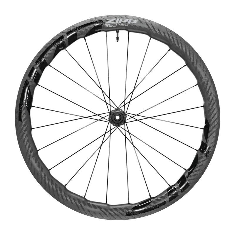 Zipp 353 NSW Carbon Tubeless Disc Brake Wheel - Shimano/Sram (Black) | Cycling Gears Hub - Cycling Gears Hub