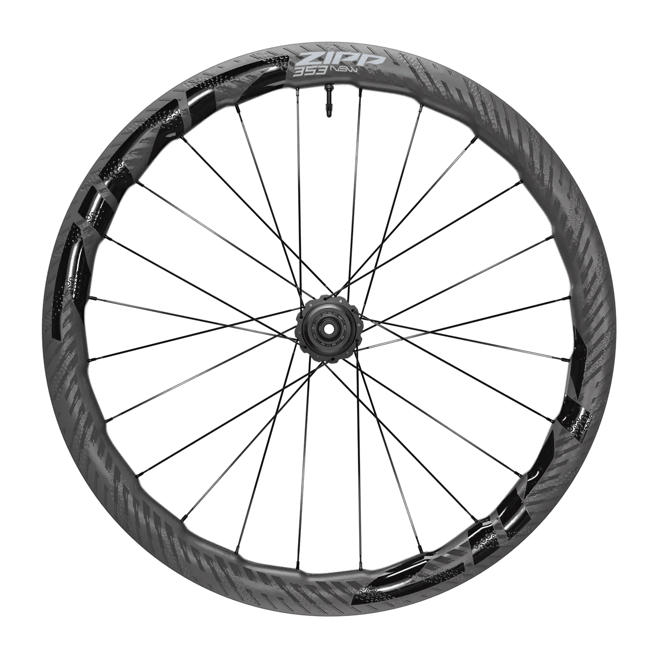 Zipp 353 NSW Carbon Tubeless Disc Brake Wheel - Shimano/Sram (Black) | Cycling Gears Hub - Cycling Gears Hub