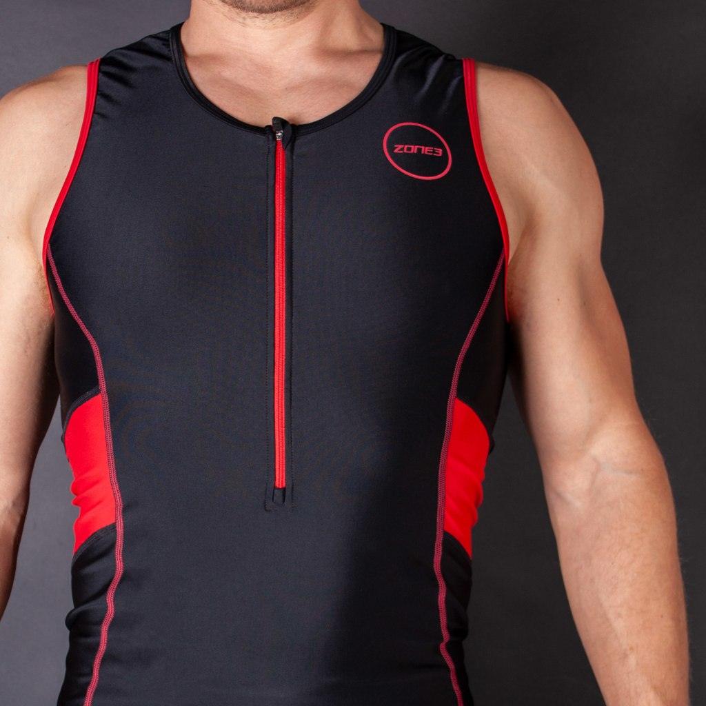 Zone 3 Activate Men's Triathlon Suit (Black/Red) | Cycling Gears Hub - Cycling Gears Hub