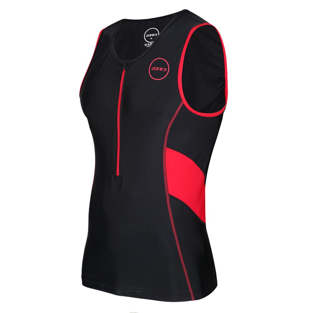 Zone 3 Activate Men's Triathlon Top (Black/Red) | Cycling Gears Hub - Cycling Gears Hub