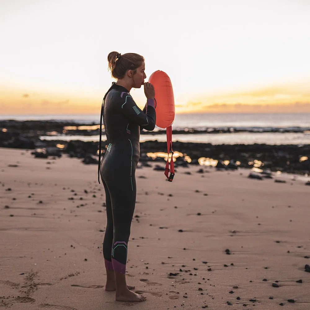 Zone 3 Agile Women's Wetsuit (Black/Pink/Turquoise) | Cycling Gears Hub - Cycling Gears Hub