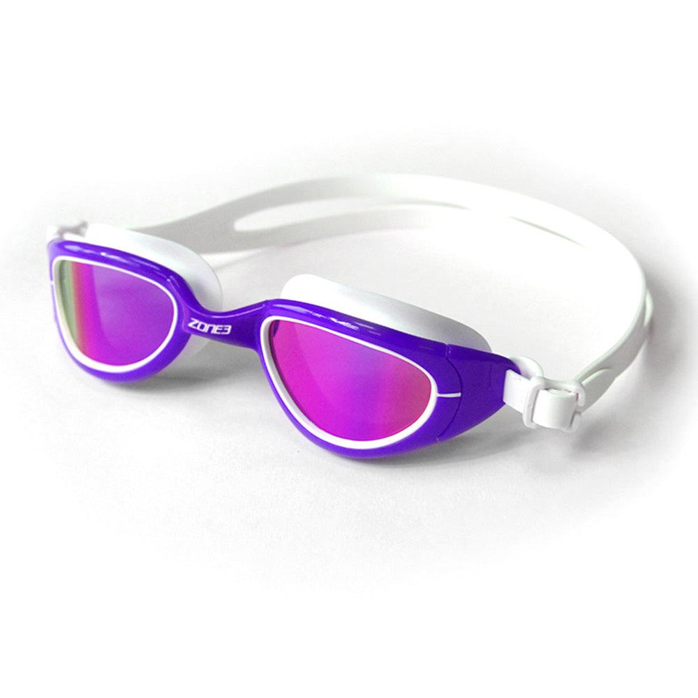 Zone 3 Attack Swimming Googles (Purple/White) | Cycling Gears Hub - Cycling Gears Hub