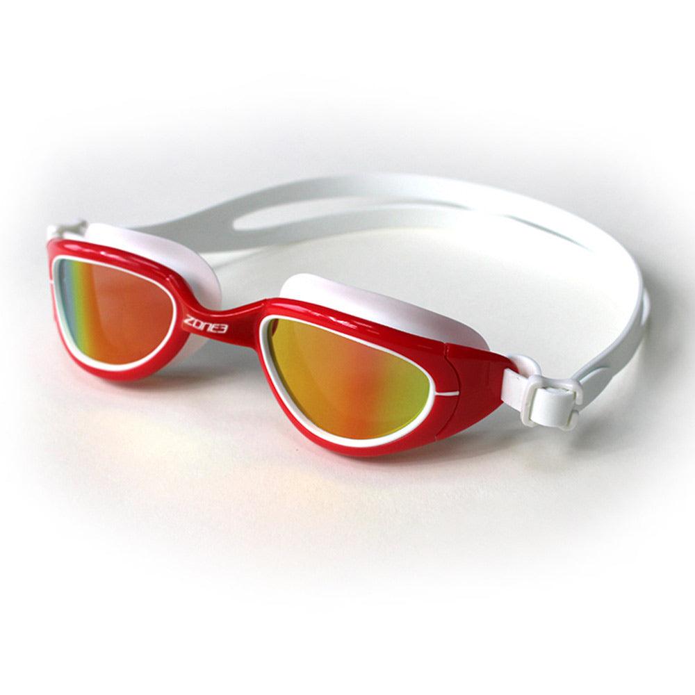 Zone 3 Attack Swimming Googles (Red/White) | Cycling Gears Hub - Cycling Gears Hub