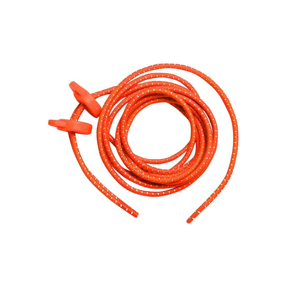 Zone 3 Elastic Shoe Laces (Neon Orange) | Cycling Gears Hub - Cycling Gears Hub